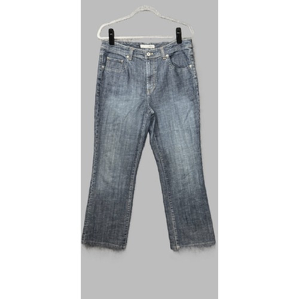 Chico's Platinum Women's Jeans Size 1.5 Short Blue Wash Stretch 32x27